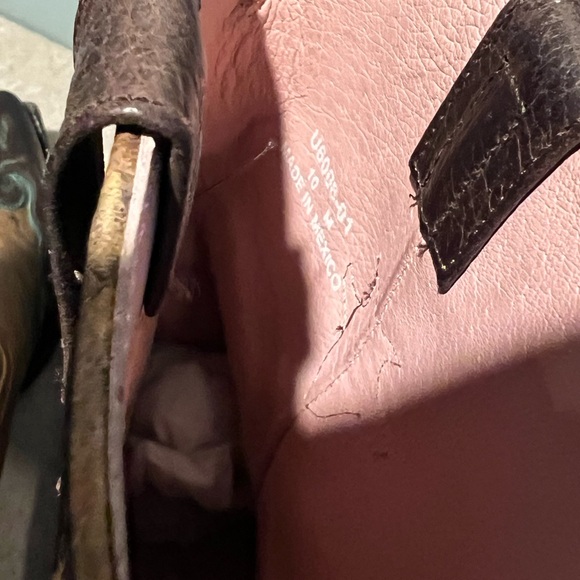 Miss Macie Leopard Cowgirl Boots - Sz. 10 - Picture 10 of 16